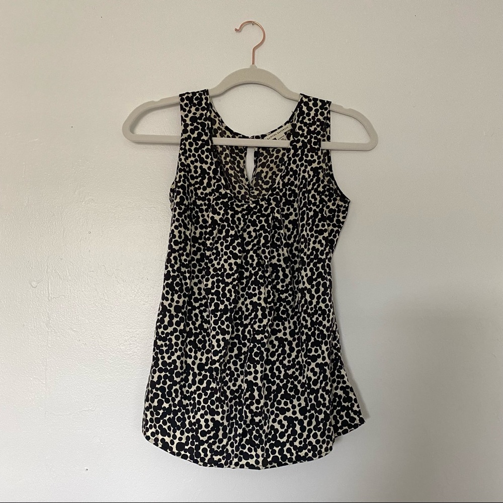 Banana Republic - Stretch Silk Dotted Blouse